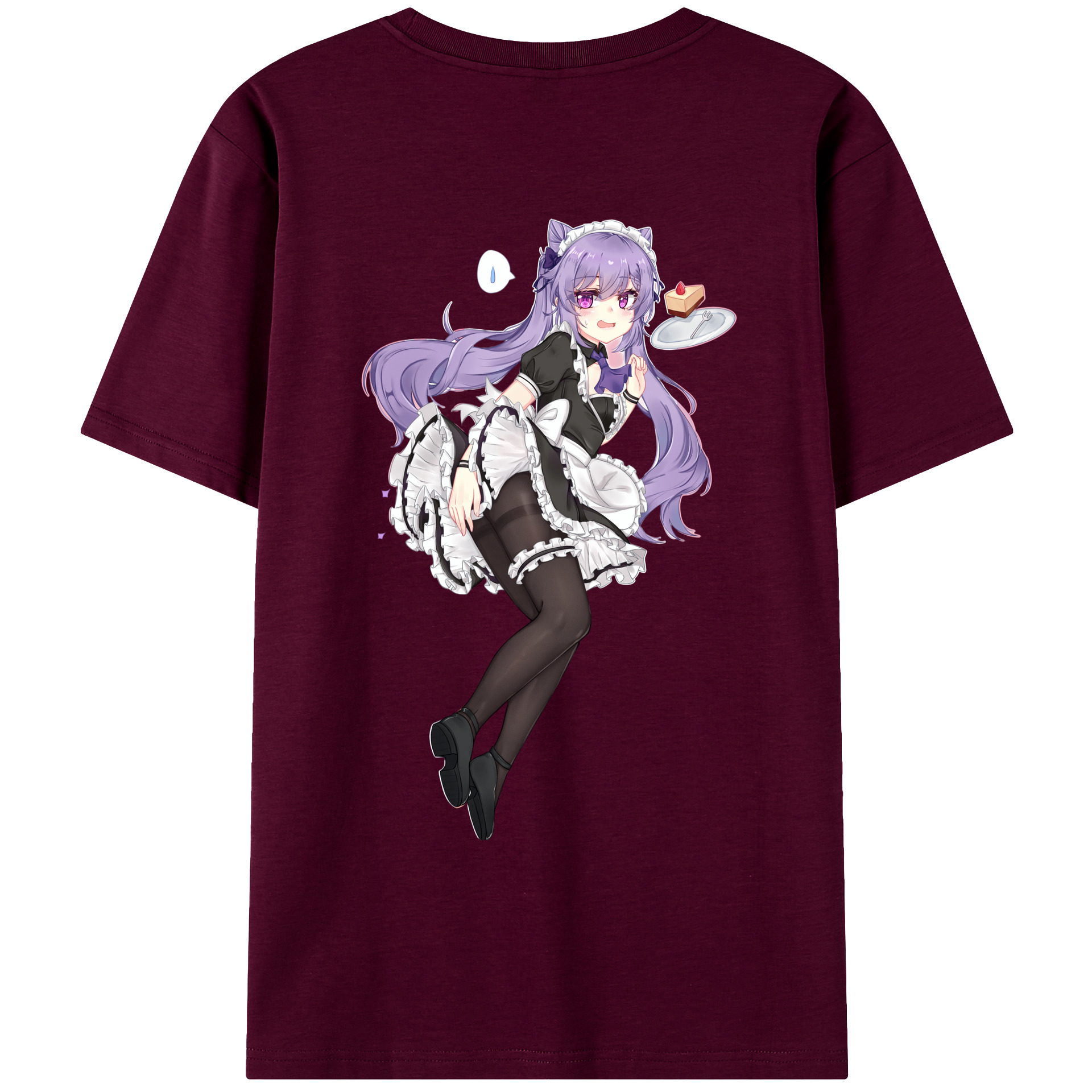 げんし神 刻晴 こくせい genshin Kokusei レディース半袖Tシャツ(バックプリント)